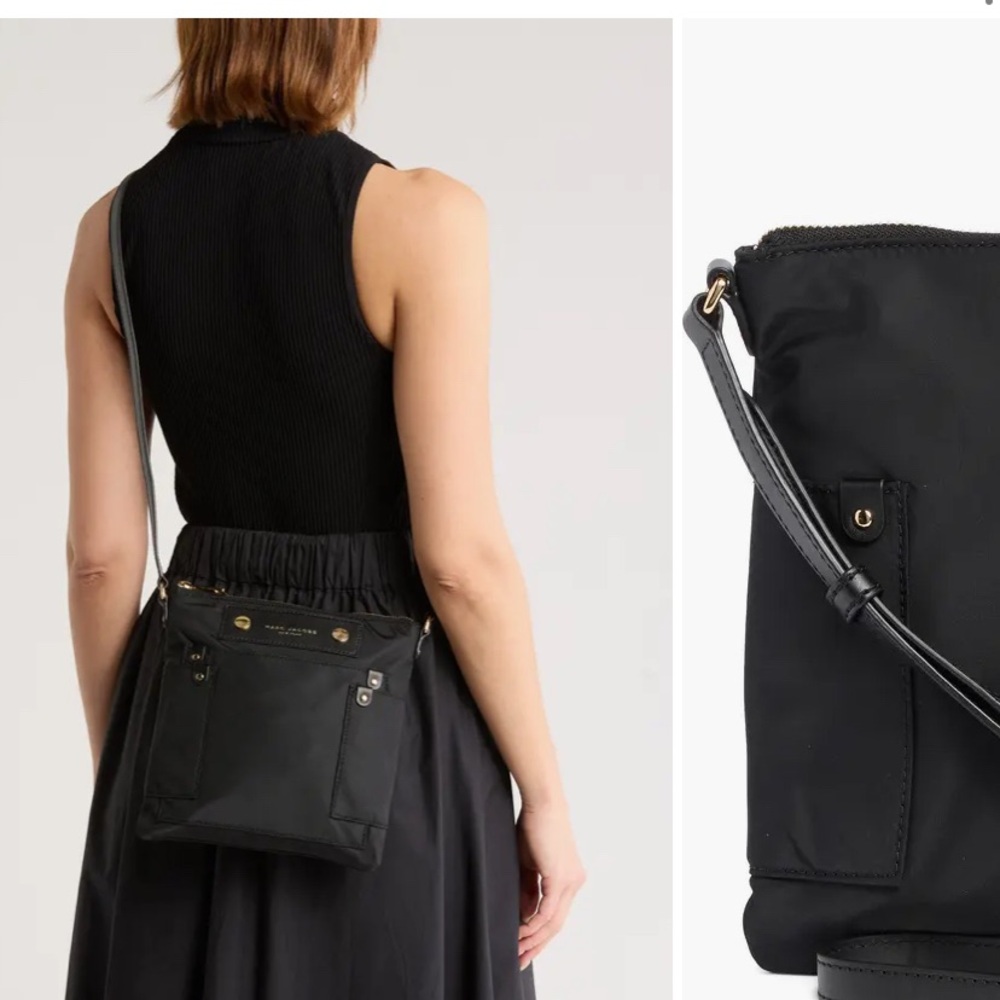 Marc Jacobs Preppy Sling Black Nylon Crossbody Bag